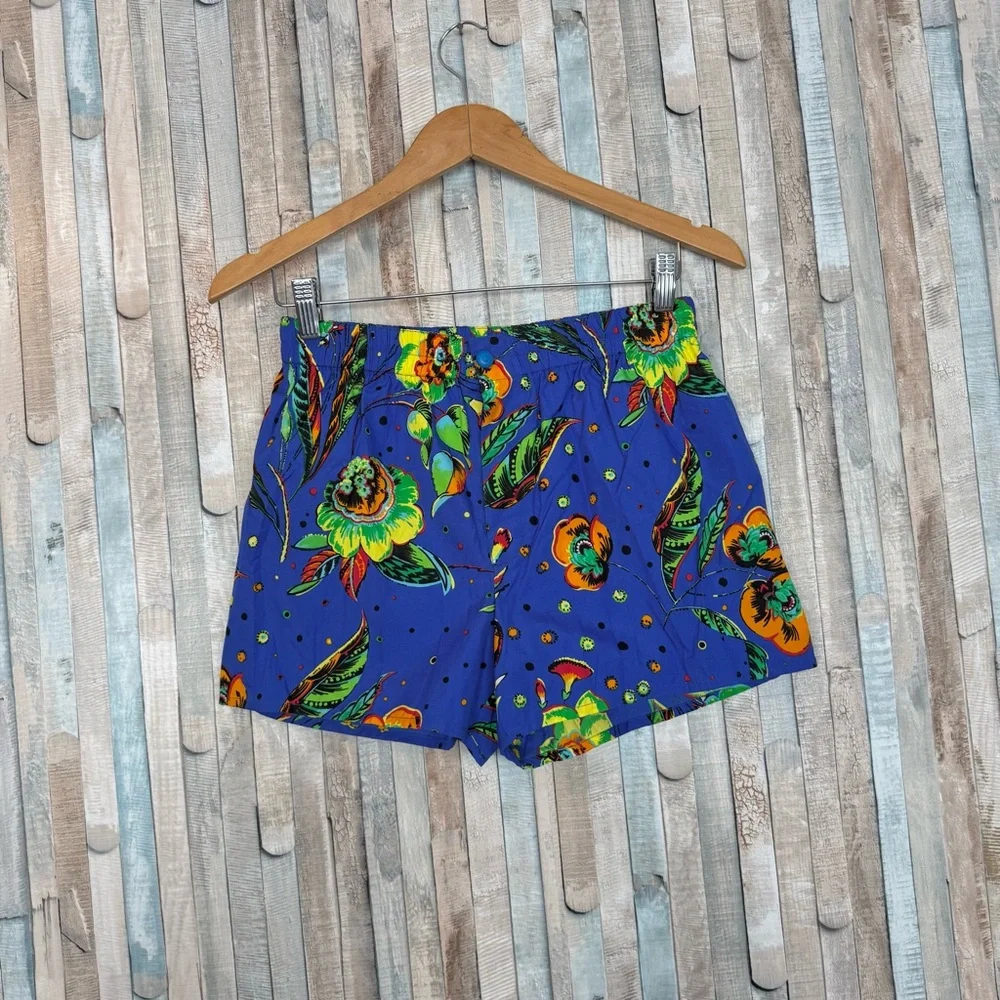 Versace Mare XS Vintage 90s Colorful Floral Shorts Swim Trunks Beach 3.5” Inseam